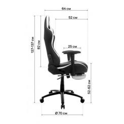 Кресло игровое GT Racer X-2534-F Black Фото 11