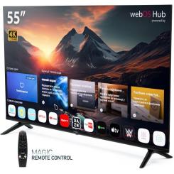 Телевизор Vinga S55UHD25QWEB Фото 3