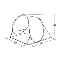 Палатка Easy Camp Oceanic Grey/Sand 120433 Фото 4