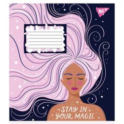Тетрадь Yes Magic girl 18 аркушів клітинка Фото 1