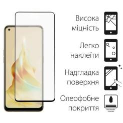 Стекло защитное Dengos Full Glue OPPO Reno8 T (black) Фото 1