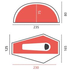 Палатка Grand Canyon Apex 1 Capulet Olive Фото 8