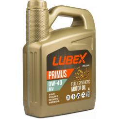 Моторное масло LUBEX PRIMUS MV 0W-40 4л Фото