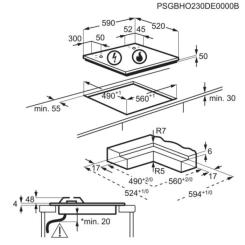 Варочная поверхность AEG HDB64623NB Фото 10