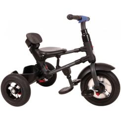 Детский велосипед QPlay Rito Rubber Blue складаний триколісний Фото 1