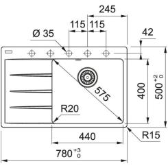 Мойка кухонная Franke 114.0630.471 Фото 1