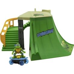 Игровой набор Funrise TMNT Черепашки-ниндзя классические мини Скейт-парк Фото 6