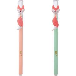 Ручка шариковая Yes Smart fox 0,7 мм синяя Фото 1