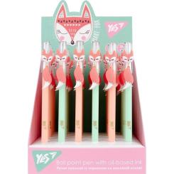 Ручка шариковая Yes Smart fox 0,7 мм синяя Фото 4