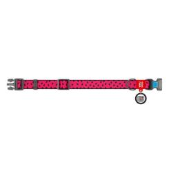 Ошейник для животных WAUDOG Nylon "Кавун" пластиковий фастекс S Фото 1