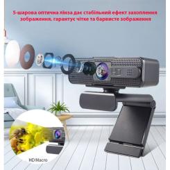 Веб-камера Dynamode 2K Full HD 1080p Фото 8