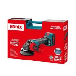Шлифовальная машина Ronix акумуляторна 20В, 4Ah х 2 Фото 10