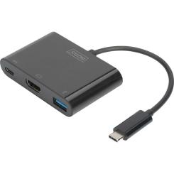 Переходник Digitus USB-C to HDMA 2xUSB Фото