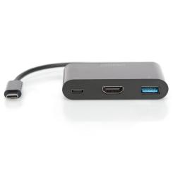 Переходник Digitus USB-C to HDMA 2xUSB Фото 3