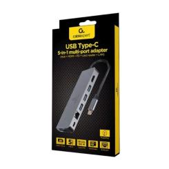 Концентратор Cablexpert USB-C 5-in-1 Фото 4