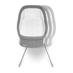 Кроватка Lionelo приставная Malin Grey Stone Фото 3