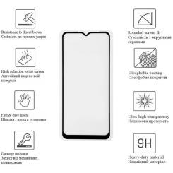 Стекло защитное Drobak ZTE Blade A52 (Black) (505092) Фото 1