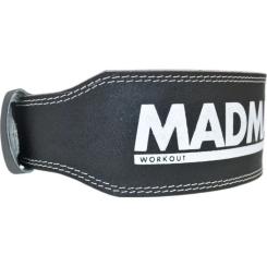 Атлетический пояс MadMax MFB-244 Sandwich шкіряний Black L Фото 3