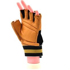 Перчатки для фитнеса MadMax MFG-248 Clasic Brown L Фото 7