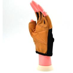 Перчатки для фитнеса MadMax MFG-444 Fitness Brown S Фото 7