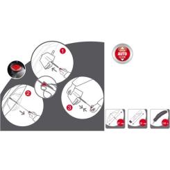 Зонт Knirps A.200 Medium Duomatic Salsa Фото 1