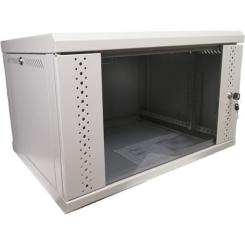 Шкаф настенный Eserver 12U 600х500х637 (Ш*Г*В), стекло Фото 1