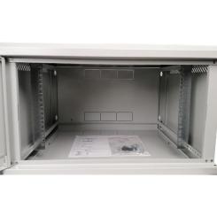 Шкаф настенный Eserver 12U 600х500х637 (Ш*Г*В), стекло Фото 2