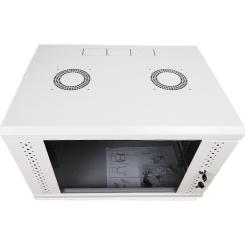 Шкаф настенный Eserver 12U 600х500х637 (Ш*Г*В), стекло Фото 3