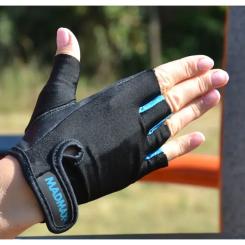 Перчатки для фитнеса MadMax MFG-251 Rainbow Turquoise S Фото 3