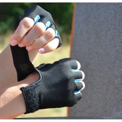 Перчатки для фитнеса MadMax MFG-251 Rainbow Turquoise S Фото 6