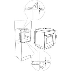 Духовой шкаф HEINNER HBO-V656GC-BK Фото 3