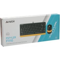 Комплект A4Tech F1110 USB Bumblebee Фото 3