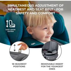 Автокресло Kinderkraft Oneto3 i-Size Cool Grey (KCONE300GRY0000) Фото 10