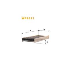 Фильтр салона Wixfiltron WP9311 Фото