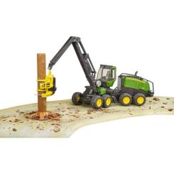 Спецтехника Bruder Харвестер John Deere 1270G с 1 бревном Фото 10