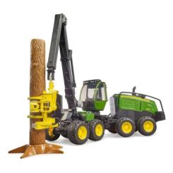 Спецтехника Bruder Харвестер John Deere 1270G с 1 бревном Фото 4