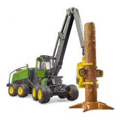 Спецтехника Bruder Харвестер John Deere 1270G с 1 бревном Фото 5