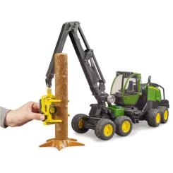 Спецтехника Bruder Харвестер John Deere 1270G с 1 бревном Фото 6