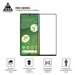 Стекло защитное Armorstandart Pro Google Pixel 7 Black Фото 1