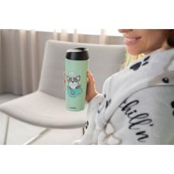 Термокружка Ardesto Coffee Тime Frenchie 450 мл Зелена Фото 1