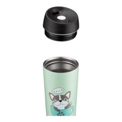 Термокружка Ardesto Coffee Тime Frenchie 450 мл Зелена Фото 5