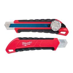 Нож монтажный Milwaukee выдвижной HEAVY DUTY, 18мм Фото 1