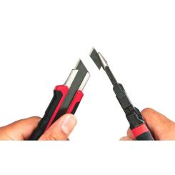 Нож монтажный Milwaukee выдвижной HEAVY DUTY, 18мм Фото 3