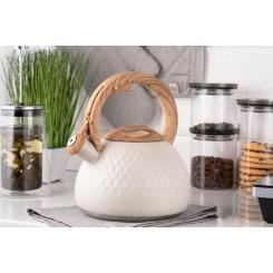 Чайник Ardesto Gemini 2.5 л Бежевий Фото 1