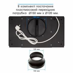 Вытяжка кухонная Eleyus UNIA 800 LED 52 BL Фото 8