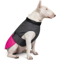 Попона для животных Pet Fashion ROY 2XL малиново-сіра Фото 4