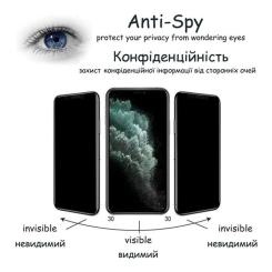 Стекло защитное Drobak Anty Spy Samsung Galaxy A54 (Black) Фото 5