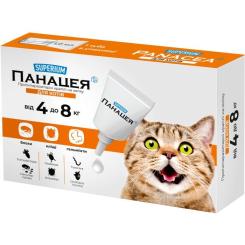 Капли для животных Superium Panacea Протипаразитарні для котів від 4 до 8 кг Фото