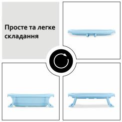 Ванночка Hauck Wash N Fold M Light Blue Фото 6