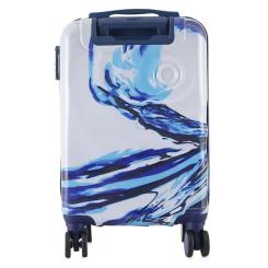 Чемодан Semi Line Print 20" S White/Blue Фото 2